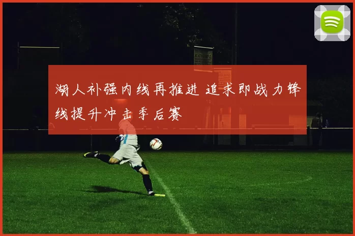 湖人补强内线再推进 追求即战力锋线提升冲击季后赛