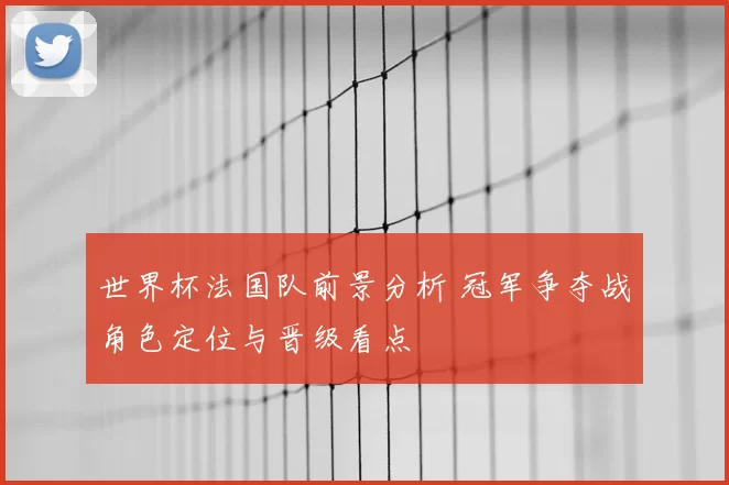 世界杯法国队前景分析 冠军争夺战角色定位与晋级看点