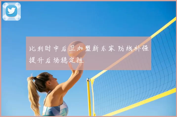 比利时中后卫加盟新东家 防线补强提升后场稳定性